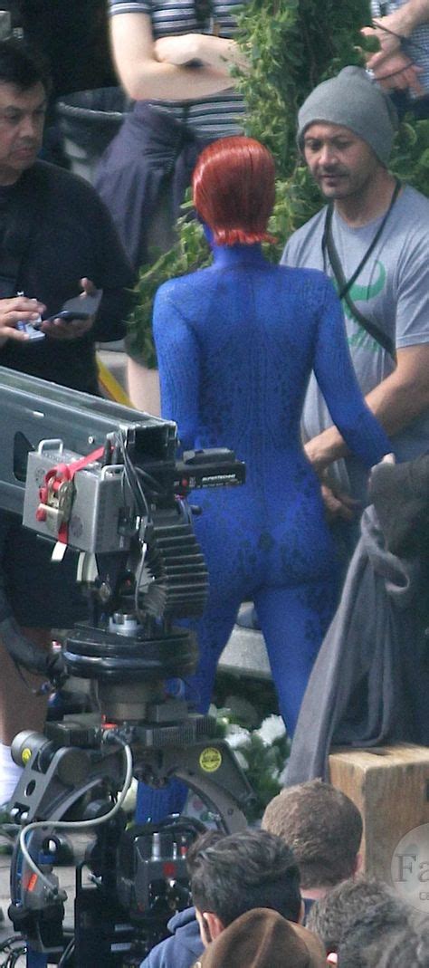 Jennifer Lawrence butt as Mystique in X